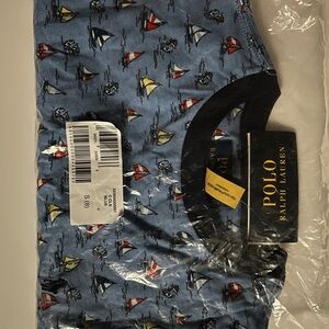Polo Ralph Lauren Kids Blue Sailboat Tee